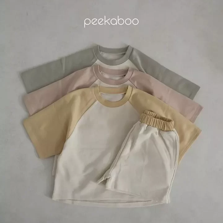 [Peekaboo] Jumping Top Bottom Set