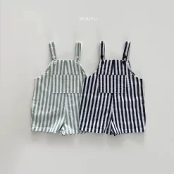[Bonito] Striped Dungarees Pants