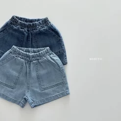 Alternative view of [Bonito] Piping Denim Shorts