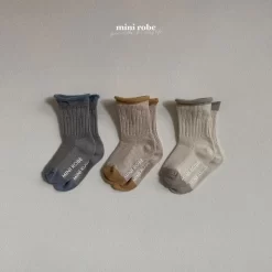 [Mini Robe] Bear Bell Socks