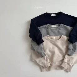 Alternative view of [DiGreen] Crop Heart Sweatshirts