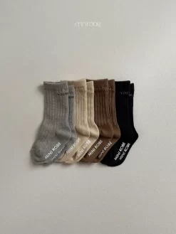 [Mini Robe] Letterig Socks