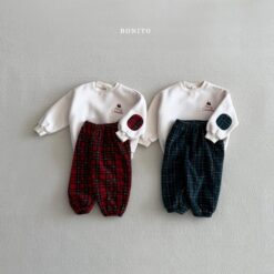 [Bonito] Christmas Patch Pants Set