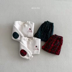 Alternative view of [Bonito] Christmas Patch Pants Set