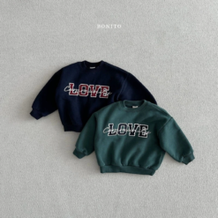 [Bonito] Love Corduroy Sweatshirts With Mom