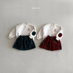 [Bonito] Christmas Patch Skirt Set