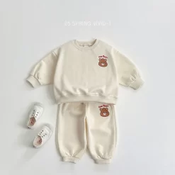 Alternative view of [Vivid I] Cute Bear Top Bottom Set