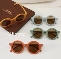 Alternative view of [G Flower] Round Sunglasses