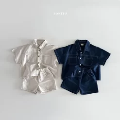 [Bonito] Two-Pocket Linen Set