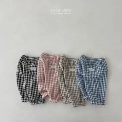 [Lalaland] kids Mane Check Pants