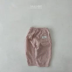Alternative view of [Lalaland] kids Mane Check Pants
